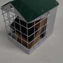 Titto Squirrel Proof Bird Feeder with Camera, Solar Power Metal Bird Feeder for Outdoors, Smart AI Identify Birds Species and Auto Capture Video, 2K Live Stream, Green & White