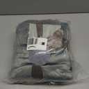 Premium Double Layer Poncho Blanket -No Sleeves Easy On Easy Off- Drape and Go- Top Christmas Gifts for Grandma, Gift for Mom and Elderly Women (Silver Grey)