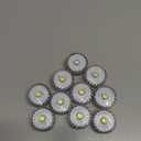 HL Submersible LED Light,White Small LED Light,100 Hours Waterproof Flameless Led Lights Battery Powered for Wedding Home Vase Festival Party Decoration 12pcs (Built-in 24 Batteries) (12pack)