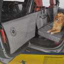 Ruff Liners Standard Back Seat Extender for Dogs, Gray As Seen on Shark Tank Hard Bottom Platform for Cars, SUVs & Mid-Size Trucks 400lb Support, Waterproof Rigid Back Seat Cover for Dogs