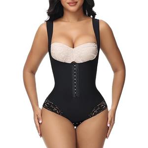 Shapewear Bodysuit for Women Tummy Control Fajas Colombianas Waist Trainer Butt Lifter Thigh Slimmer Full Body Shaper Black 3XL