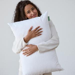 Avocado Organic Cotton Pillow GOLS Certified, Adjustable Loft, Medium Firm for Back, Side & Stomach Sleepers, Standard