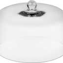Handmade Sturdy Glass Cake Dome, Cake Cover Lid for Cake, Food and Display, Glass Topper For Cake Plate And Cake Stand, Cake Stand Topper, Glass Dome Cloche, Glasss Cloche (12"x8")