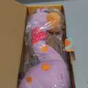 Dancing Talking Giraffe Toy, Stuffed Animal Baby Toy Repeating What You Say, Glowing Musical Electronic Giraffe Gifts for Toddlers 1-3 Years Old (Purple Giraffe)