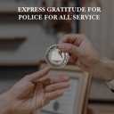 5pcs Police Challenge Coin, Hollow Out Police Symbol, Police Department Challenge Coins Police Commemorative Gift Law Enforcement Gifts for Men Women(Set of 5)