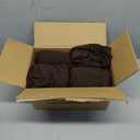 WELMATCH Chocolate Stretch Spandex Chair Covers - 12 pcs Wedding Party Dining Scuba Elastic Chair Covers (Chocolate, 12)