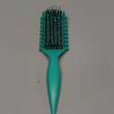 Curly Hair Brush, Curl Defining Brush with Soft Boar Bristles Detangling Tangled Glides, Wide-Teeth Design Effortlessly Shaping & Defining Curls, Curling Definer for Wet & Dry Hair (Green)