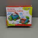 Letapapa Baby Toys 6 to 12 Months, Tummy Time Toy for 12-18 Months, Musical Turtle Crawling Toys with Light & Sound, Birthday Gift Early Educational Toy for Baby Infant 6 7 8 9 10 Months 1 2 Year Old (Multicolored)