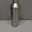 BARE BARREL Insulated Cocktail Shaker Set | Double Wall Stainless Steel | Martini Shaker for Home Bar Bartending | Built-in Drink Measure System & Strainer, Travel Bag, Recipes | Gift Set (Silver)