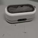 Ultrasonic Jewelry Cleaner, 48KHz Ultrasonic Cleaner Machine for Jewelry, Eyeglasses, Rings, Watch Strap, Dentures-Dual Cleaning Modes, 304 Stainless Steel Tank (White)