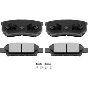 AUTOMUTO 4PCS Rear Ceramic Disc Brake Pads Set D1037 For Chrysler 200 Sebring For Dodge Avenger Caliber For Jeep Compass Patriot For Mitsubishi Lancer Outlander