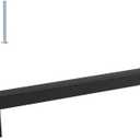 homdiy 15 Pack Black Cabinet Pulls 6-1/4 Inch Matte Black Cabinet Pulls Stainless Steel Drawer Dresser Handles, 160mm Square Bar Hardware Drawer Handles Stainless Steel Dresser Hardware, LSJ12BK160