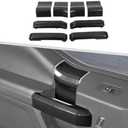 HOCSTONE for F150 Inner Door Handles Covers & Door Handle Panel Trim Carbon Fiber Black for Ford F150 2015 2016 2017 2018 2019 2020