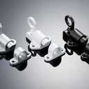 4 Packs Self-Closing LatchesSilver Gray Spring Door LockResilient Bolt Latch Aluminum Alloy Safety Automatic Spring Barrel Slide Door Lock with Screws,Used for Gate,Window and Cabinet etc