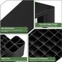 VigiFront Plastic Pallets, Plastic Pallets for Basement Storage, HDPE Lightweight Waterproof Pallet, Easy to Stack, for Indoor and Outdoor, Supermarkets and Warehouse (31.5'' L X 24'' W X 4.7'' H)
