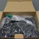 Oneisall Wireless Filterless Cat Water Fountain, Separate Clean and Dirty Water Pet Fountain with Stainless Steel Bowl, 3.5L/118oz Quiet No Filter Smart FreshFill Automatic Cat Water Dispenser, Black