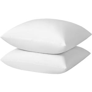 Hotel-Style Goose Feather Down Euro Pillow Insert for Sofa & Bed - 100% Odorless & Plump Cushion Filler - 233TC Cotton with Inner Liner to Prevent Poking (30x30 Inch)