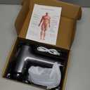 Massage Gun, Muscle Massage Gun for Athletes Handheld Electric Deep Tissue Back Massager, Percussion Massage Device for Pain Relief with 30 Speed Levels 9 Heads (Grey)