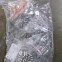 kepptory 47 Pantry Cabinet, Kitchen Pantry Storage Cabinet with Doors and Adjustable Shelves,Freestanding Buffet Cupboards Sideboard for Living Room and Dinning Room (White)