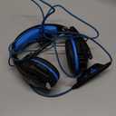 BENGOO G9000 Stereo Gaming Headset for PS4 PC Xbox One PS5 Controller, Noise Cancelling Over Ear Headphones with Mic, LED Light, 7.1 Surround Sound, Soft Memory Earmuffs for Nintendo Xbox Series X|S (Blue)