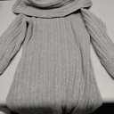 Saodimallsu Womens Off Shoulder Maxi Sweater Dress Long Sleeve Bodycon Sexy Elegant Club Party Knit Dresses, XS