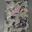 Jouica Women's Fall Casual 3/4 Ruffled Sleeve Chiffon Blouse Tops for Women (S)