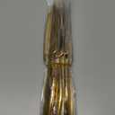 Gold Steak Knife Set, Kyrtaon Golden Serrated Knife, Titanium Gold Plating Stainless Steel Sharp Knives Set, Dinner Knifes Set of 8, Dishwasher Safe Sturdy And Easy To Clean