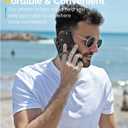 for Samsung Galaxy S25 Ultra 5G Case Rugged Military Grade Heavy Duty Armor Shockproof S25 Ultra Phone Case with 360 Metal Ring Kickstand Mount Magnetic Cover for Samsung Galaxy S25 Ultra (Black)