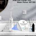 VHBW Magnetic Charger for Waterpik Water Flosser WP-560, Charging Cord Compatible with Waterpik Cordless Water Flosser WP-560 WP-562 WP-563 WP-567 WP-569 Power Cord (Not for WP-580 Series)