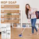2 x Mop Soap Brazilian Waves, Mop Soap Scented, Highly Scented Mop Soap, Floor Cleaner For Mopping, Multi-purpose Cleaner Liquid Pet-friendly Mop Cleaner Soap (1PCS)