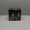 FULEN Battery Operated Wall Sconce with Green Tulip Glass Lampshade Wireless Sconces 10000mAh Rechargeable Battery Powered Wall Light with Remote Control for Vintage Decor Bedside Bedroom Livingroom