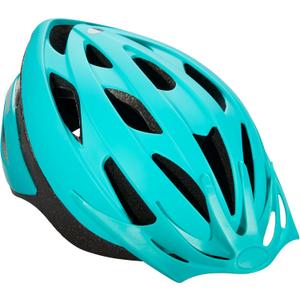 Schwinn Thrasher Helmet for Kids, Size 55-58 cm for Kids 8-14, Lightweight Microshell, Adjustable Dial & Straps, Interior Padding, Air Vents, Visor, Helmet for Boys and Girls, Teal