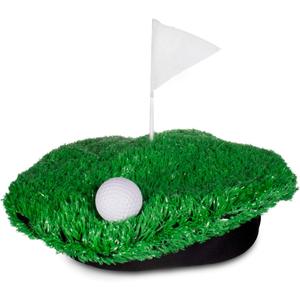 Windy City Novelties Hole-in-One Golf Turf Hat with Flag & Golfball