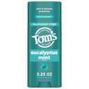 Toms of Maine Eucalyptus Mint Aluminum Free Natural Deodorant For Women & Men | Goes on Clear | Odor & Wetness Protection | Naturally Derived and Moisture-Locking Ingredients | 3.25 oz (3.25 Ounce (Pack of 1))