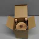 Loscarol Honey Pot with Dipper and Lid - 18oz Glass Honey Jar with Wooden Honey Dippers Stick Set, Wide Mouth Honey Containers - Airtight Syrup Dispenser for Home Kitchen (Transparent)