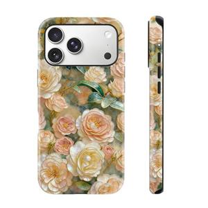 Cobenko for iPhone 17 Pro Max Case Floral Design | Compatible with MagSafe | 6.6ft Drop Tested | Cute Flower Girly Protective Designer Cases for Women (Dreamy Rose)