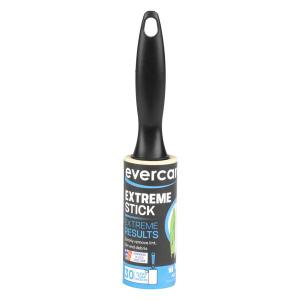 Evercare Travel Lint Roller Extreme Stick 30 Clean Tear Sheets, Pack Of 4