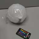 Mr.Go 6-inch RGB Color-Changing LED Globe Orb Light w/Remote, Mood Lamp Kids Night Light, 16 Dimmable Colors & 4 Modes, Battery & AC Adapter Power, Home Bedroom Patio Pool Decorative Lighting