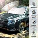 Windshield Sun Shade Custom Fit 2019-2024 2025 2026 Subaru Forester Accessories(Crossover, Base, Premium, Sport, Limited) Front Sunshade Window Shade Keep Car Interior Cool