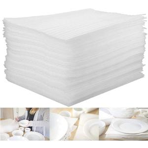 150 Sheets Packing Foam Sheets for Moving 10"x10" Cushion Foam Sheets for Packing Wrapping Fragiles, Packing Material for Moving Supplies, Alternative for Bubble Wrap