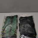 Flair Gifts 24 Pcs Velvet Christmas Bows Ornaments- 5 x 7 Inch Dark Green Luxury Velvet Ribbon Bows for Christmas Tree Decor, Wreaths, Gifts Wrapping, Wine Glasses, Rattan Strips and Xmas Home Decor