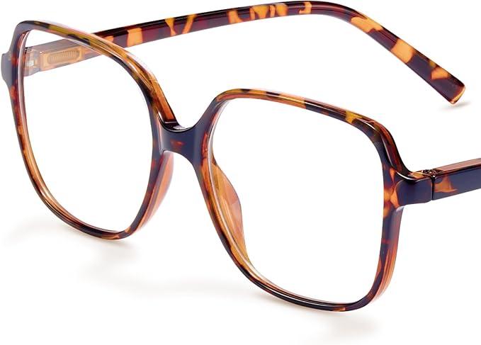 miyya Blue Light Blocking Glasses for Women, Blue Light Glasses for Women Oversized Fashion Vintage Fake