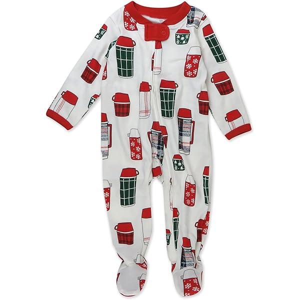 Unisex Zipper Closure Footies, Size 18M