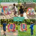 Bean Bag Toss Game for Kids - Cornhole Board Outdoor Toys for Toddlers -Party Activities Carnival Outside Yard Backyard Beach Lawn Games Toy for Kid Boys Girls Age 3 4 5 6 7 8 Year Old Birthday Gifts