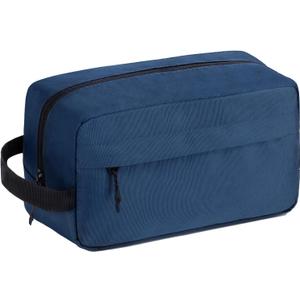 Vorspack Travel Toiletry Bag for Men - Hanging Toiletries Bag Water Resistant Travel Bag for Toiletries Accessories (Medium, Navy Blue)