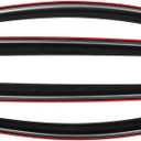 Lightronic Extra Durable Clip-on in-Channel Auto Vent Window Visor, Fits 2009-2017 Chevrolet Traverse, UV Protection Rain Guard, Original Wind Deflector, No-Drill Easy Install, Dark Smoke, 4-Pcs
