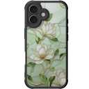 DEENAKIN for iPhone 17 Case Cute, Translucent Matte Floral Cover
