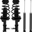 AUTOMUTO Front and Rear Pair Complete Struts Spring Assembly Shock Absorber Compatible with 2011-2015 for Chevy Cruze, 2016 for Chevy Cruze Limited Struts 372664 372663 348032 5663