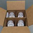 Dr. Brown's Anti-Colic Options+ Narrow Glass Baby Bottle with Level 1 Slow Flow Nipple, BPA-Free, 8 oz/250 mL, 0m+, 4-Pack