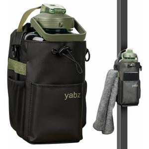 YABZ Strong Magnetic Gym Bag - Magnetic Gym Water Bottle Bag for Men and Women, High Load Capacity, Sports Gifts, Waterproof Material, Titanmag, Water Bottle Holder for Travel, Sports, Work